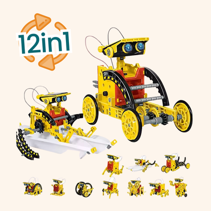Robot Toy: A 12-in-1 Solar DIY Robot Toy for Kids and Little Engineers Feature