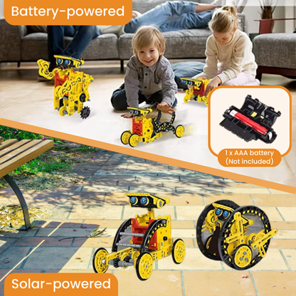 Robot Toy: A 12-in-1 Solar DIY Robot Toy for Kids and Little Engineers Options