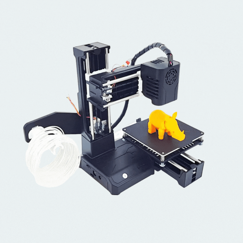 Mini 3D Printer for Kids – STEM 3D Printing Toy with Filament Included Feature GIF