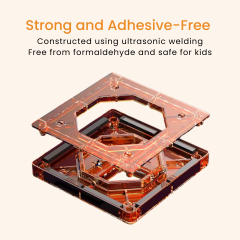 Magnetic Tiles Marble Run Set –  A Build-It-Yourself Ball Run for Kids Construction