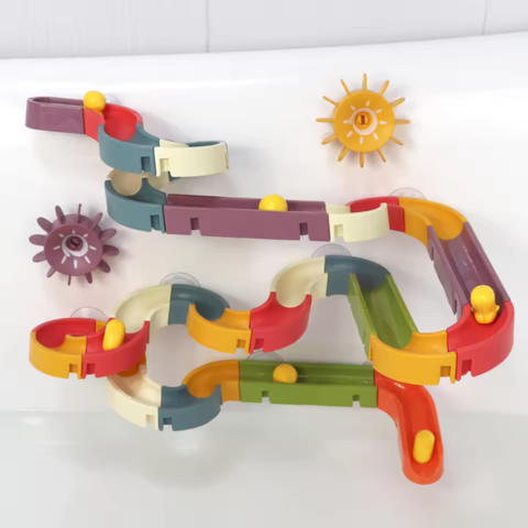 Bath Marble Run Set: Multi-Surface Bath Toy for Kids Feature