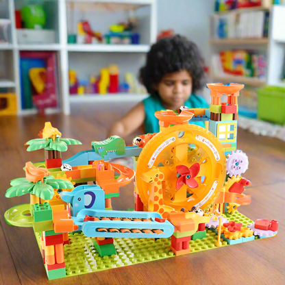 Musical Marble Run Set Feature in Action