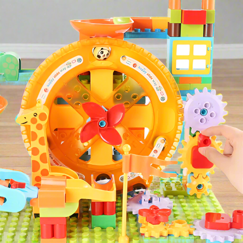 Musical Marble Run Set Feature Wheel