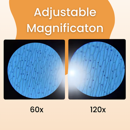 Mini Microscope for Kids – Portable Pocket Microscope for STEM Learning Magnification