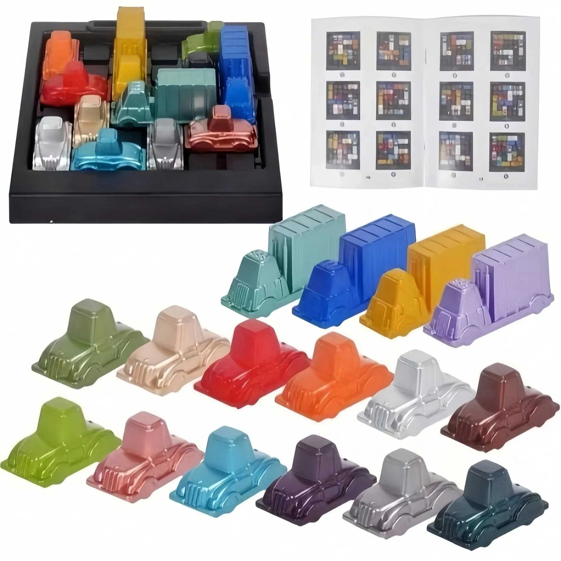 Kids Puzzle Traffic Rush Hour Game: Logic Puzzle & Board Game for Kids Pieces