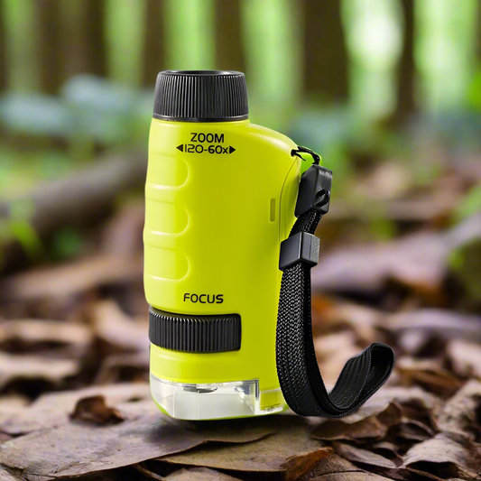 Mini Microscope for Kids – Portable Pocket Microscope for STEM Learning Forest