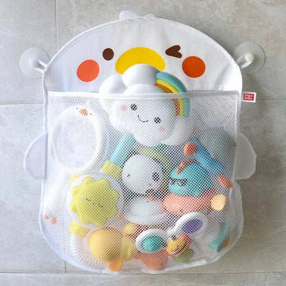 Animal Bath Toy Storage Bag White Duck