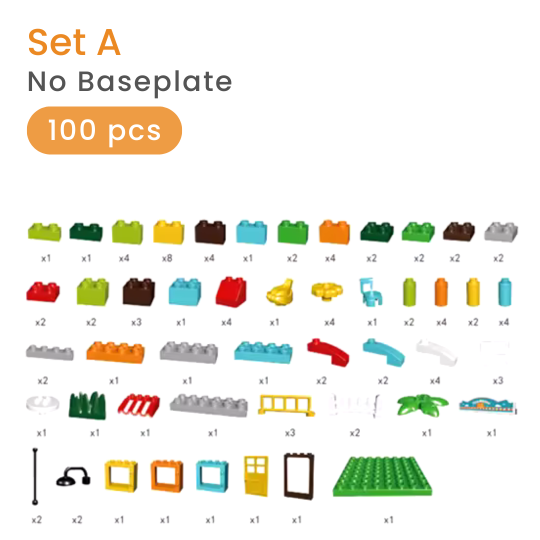 Marble Run Toy Set for Kids - Duplo-Compatible Blocks - Best STEM Toys A